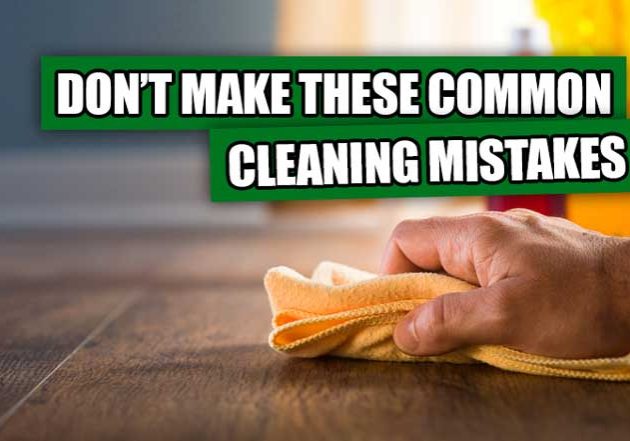 spring cleaning mistakes