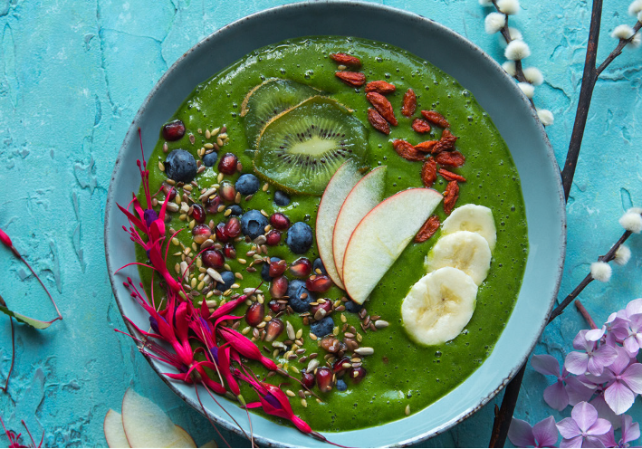 Watercress Breakfast Smoothie Bowl